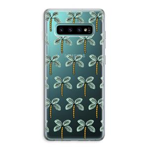 CaseCompany Paradise: Samsung Galaxy S10 Plus Transparant Hoesje