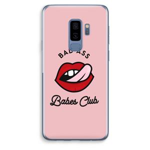 CaseCompany Badass Babes Club: Samsung Galaxy S9 Plus Transparant Hoesje