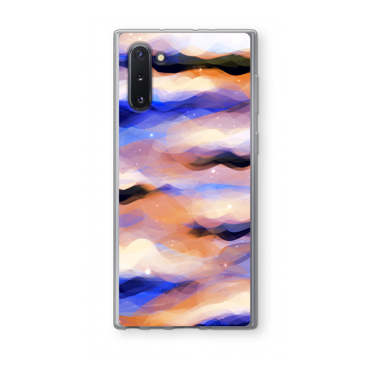 CaseCompany Donkere Wolken: Samsung Galaxy Note 10 Transparant Hoesje