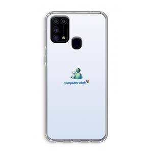 CaseCompany MSN: Samsung Galaxy M31 Transparant Hoesje