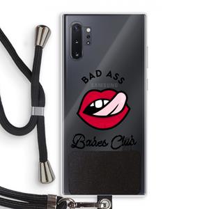 CaseCompany Badass Babes Club: Samsung Galaxy Note 10 Plus Transparant Hoesje met koord