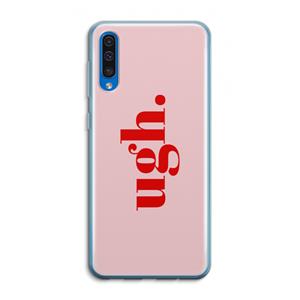 CaseCompany Ugh: Samsung Galaxy A50 Transparant Hoesje