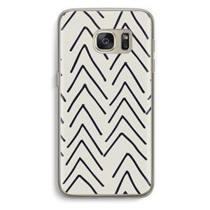 CaseCompany Marrakech Arrows: Samsung Galaxy S7 Transparant Hoesje