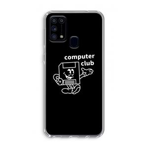 CaseCompany Floppyhead: Samsung Galaxy M31 Transparant Hoesje