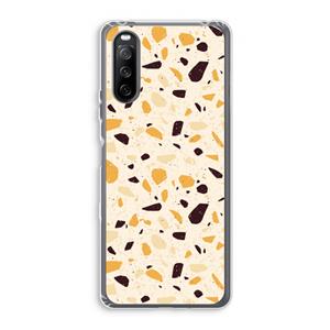 CaseCompany Terrazzo N°13: Sony Xperia 10 III Transparant Hoesje