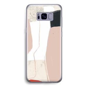 CaseCompany Lava: Samsung Galaxy S8 Transparant Hoesje