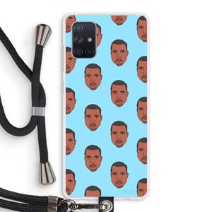 CaseCompany Kanye Call Me℃: Samsung Galaxy A71 Transparant Hoesje met koord