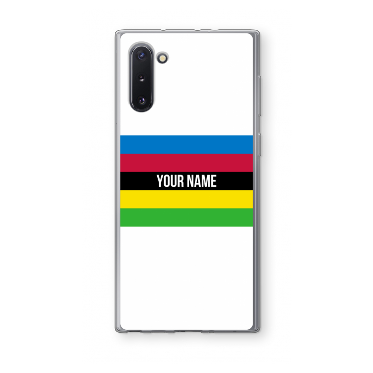 CaseCompany WK Wielrennen: Samsung Galaxy Note 10 Transparant Hoesje