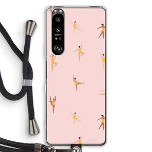 CaseCompany Dans #2: Sony Xperia 1 III Transparant Hoesje met koord