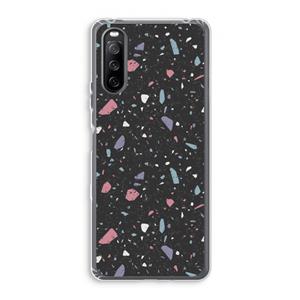 CaseCompany Terrazzo N°16: Sony Xperia 10 III Transparant Hoesje