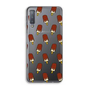 CaseCompany Yummy: Samsung Galaxy A7 (2018) Transparant Hoesje