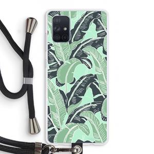 CaseCompany This Sh*t Is Bananas: Samsung Galaxy A71 Transparant Hoesje met koord