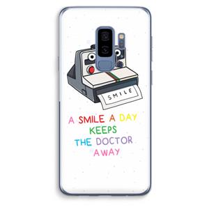 CaseCompany Smile: Samsung Galaxy S9 Plus Transparant Hoesje