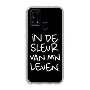 CaseCompany De Sleur: Samsung Galaxy M31 Transparant Hoesje