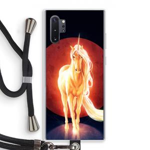 CaseCompany Last Unicorn: Samsung Galaxy Note 10 Plus Transparant Hoesje met koord