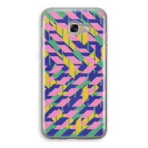 CaseCompany Skew Blush 1: Samsung Galaxy A5 (2017) Transparant Hoesje