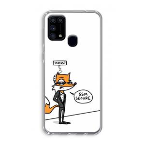 CaseCompany GSM secure: Samsung Galaxy M31 Transparant Hoesje