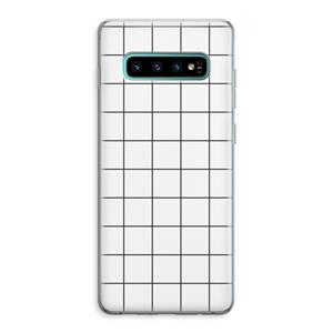 CaseCompany Rooster: Samsung Galaxy S10 Plus Transparant Hoesje