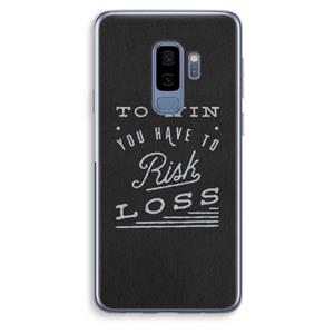 CaseCompany Risk loss: Samsung Galaxy S9 Plus Transparant Hoesje