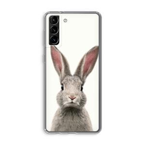 CaseCompany Daisy: Samsung Galaxy S21 Plus Transparant Hoesje