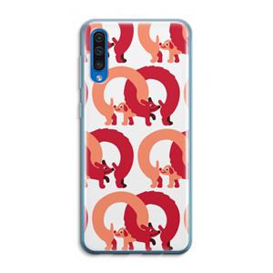 CaseCompany Dogs: Samsung Galaxy A50 Transparant Hoesje