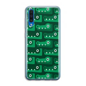 CaseCompany Crocs: Samsung Galaxy A50 Transparant Hoesje