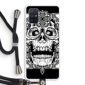 CaseCompany Seek & Destroy: Samsung Galaxy A71 Transparant Hoesje met koord