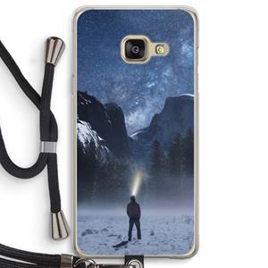 CaseCompany Wanderlust: Samsung Galaxy A3 (2016) Transparant Hoesje met koord