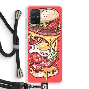 CaseCompany Diet Coke Please: Samsung Galaxy A71 Transparant Hoesje met koord
