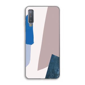 CaseCompany Lapis: Samsung Galaxy A7 (2018) Transparant Hoesje