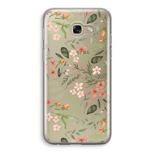CaseCompany Sweet little flowers: Samsung Galaxy A5 (2017) Transparant Hoesje
