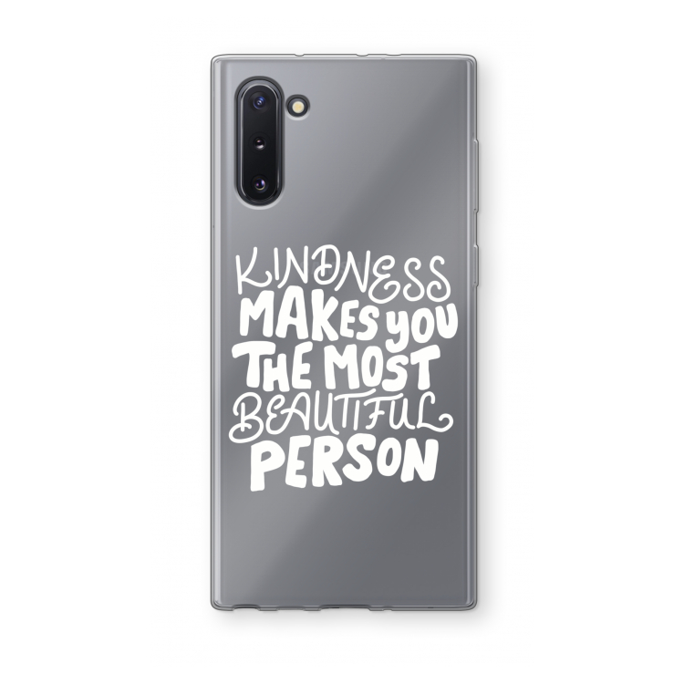 CaseCompany The prettiest: Samsung Galaxy Note 10 Transparant Hoesje