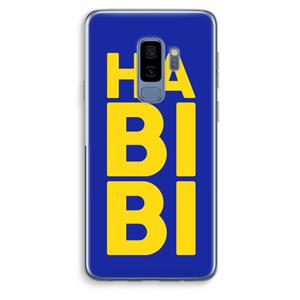 CaseCompany Habibi Blue: Samsung Galaxy S9 Plus Transparant Hoesje