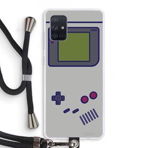 CaseCompany Game On: Samsung Galaxy A71 Transparant Hoesje met koord