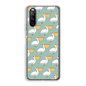 CaseCompany Pelican: Sony Xperia 10 III Transparant Hoesje