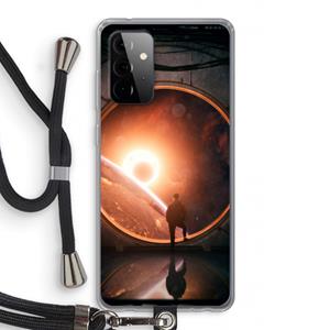 CaseCompany Ephemeral: Samsung Galaxy A72 5G Transparant Hoesje met koord