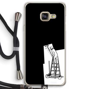 CaseCompany Musketon Painter: Samsung Galaxy A3 (2016) Transparant Hoesje met koord