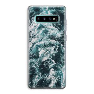 CaseCompany Zee golf: Samsung Galaxy S10 Plus Transparant Hoesje