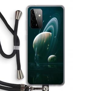 CaseCompany Mercurius: Samsung Galaxy A72 5G Transparant Hoesje met koord