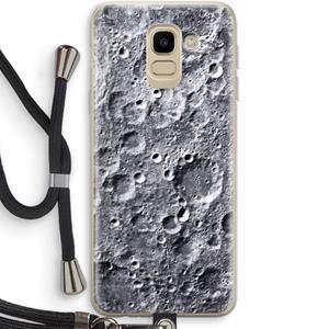 CaseCompany Maanlandschap: Samsung Galaxy J6 (2018) Transparant Hoesje met koord