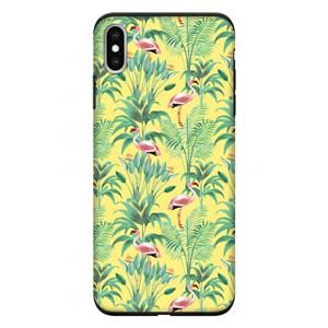CaseCompany Flamingo party: iPhone XS Max Tough Case