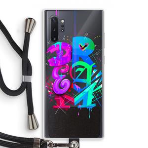 CaseCompany Dream: Samsung Galaxy Note 10 Plus Transparant Hoesje met koord