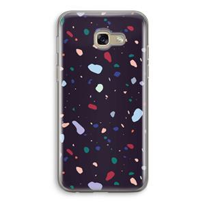 CaseCompany Dark Rounded Terrazzo: Samsung Galaxy A5 (2017) Transparant Hoesje