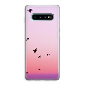 CaseCompany Fly away: Samsung Galaxy S10 Plus Transparant Hoesje