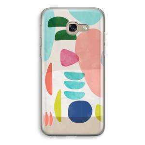 CaseCompany Bold Rounded Shapes: Samsung Galaxy A5 (2017) Transparant Hoesje