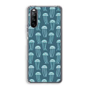 CaseCompany Kwallie: Sony Xperia 10 III Transparant Hoesje