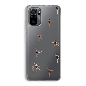 CaseCompany Dancing #1: Xiaomi Redmi Note 10 Pro Transparant Hoesje
