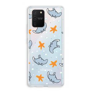 CaseCompany Manta: Samsung Galaxy S10 Lite Transparant Hoesje