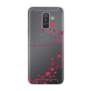 CaseCompany Kusjes: Samsung Galaxy A6 Plus (2018) Transparant Hoesje
