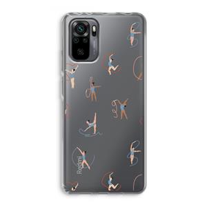 CaseCompany Dancing #3: Xiaomi Redmi Note 10 Pro Transparant Hoesje